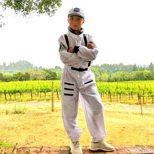 Kids Astronaut Costume Sz 12-14